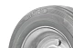 Промышленное колесо 160 мм (площадка, поворотное, серая резина, роликоподшипник) - SC 63 f